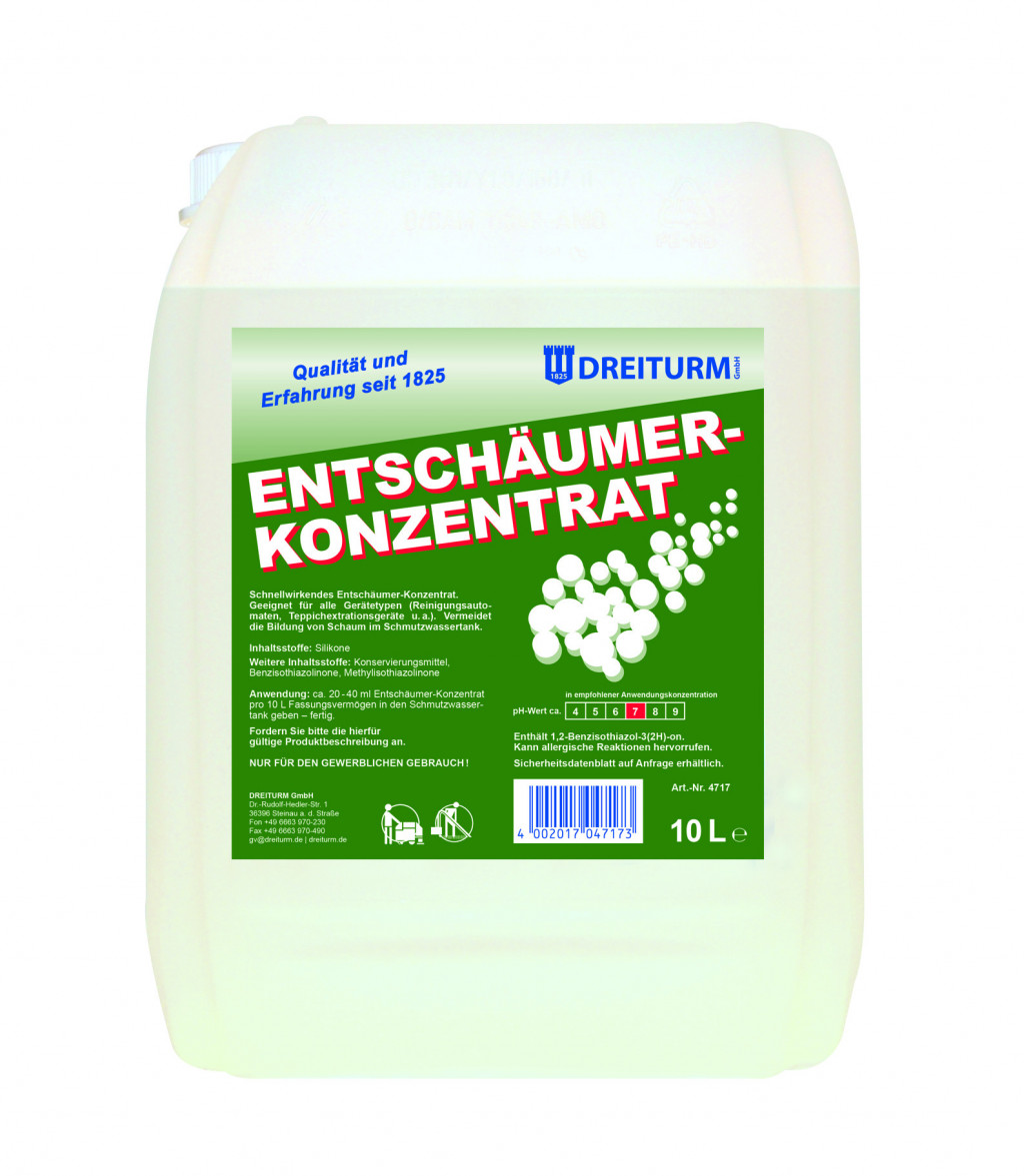 Dreiturm Entschäumer, 10 l Kanister