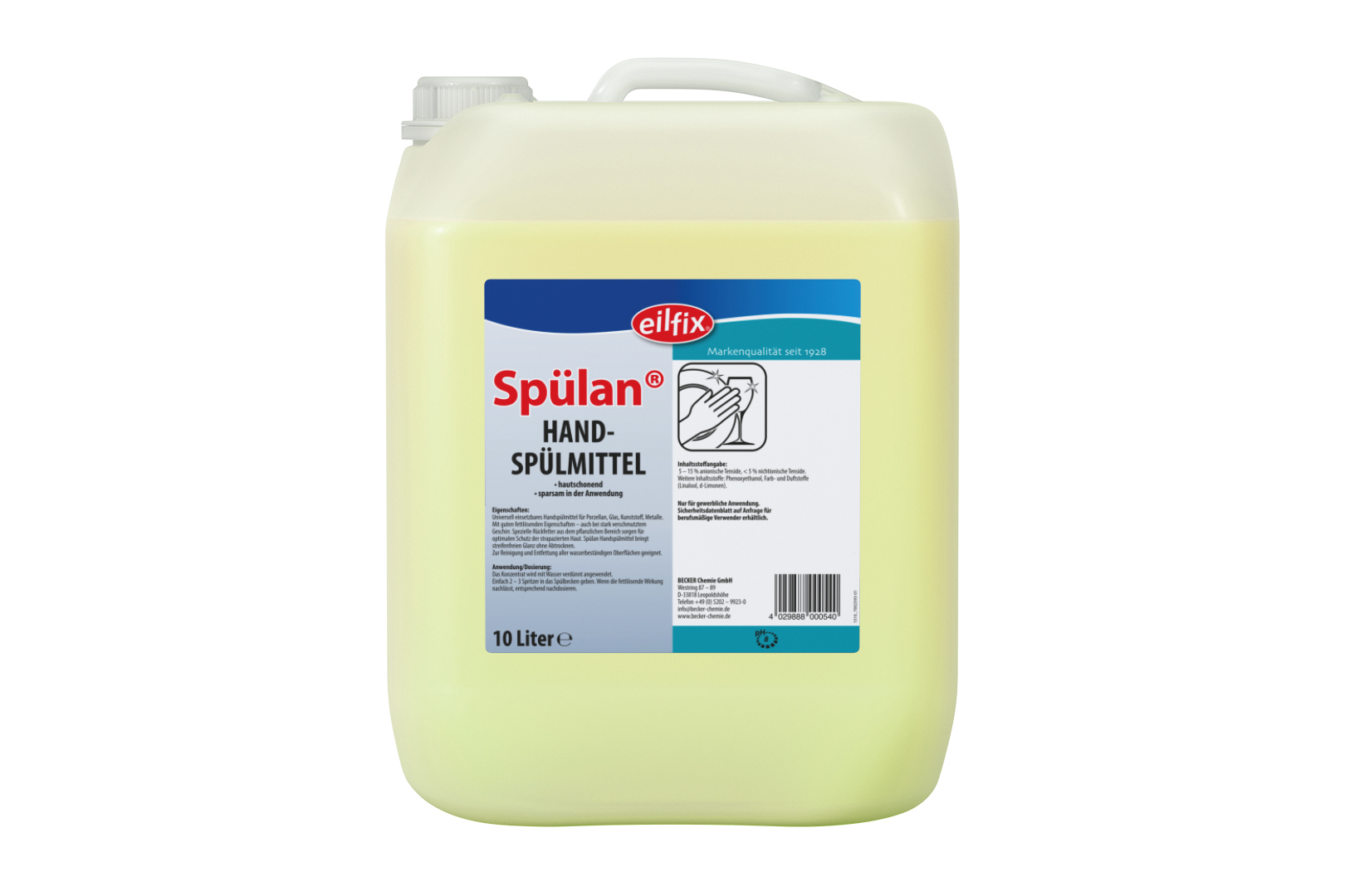 Eilfix Spülan Handspülmittel, 10 l Kanister