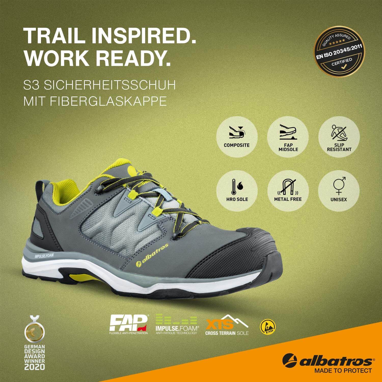 Albatros Ultratrail S3 grey low
