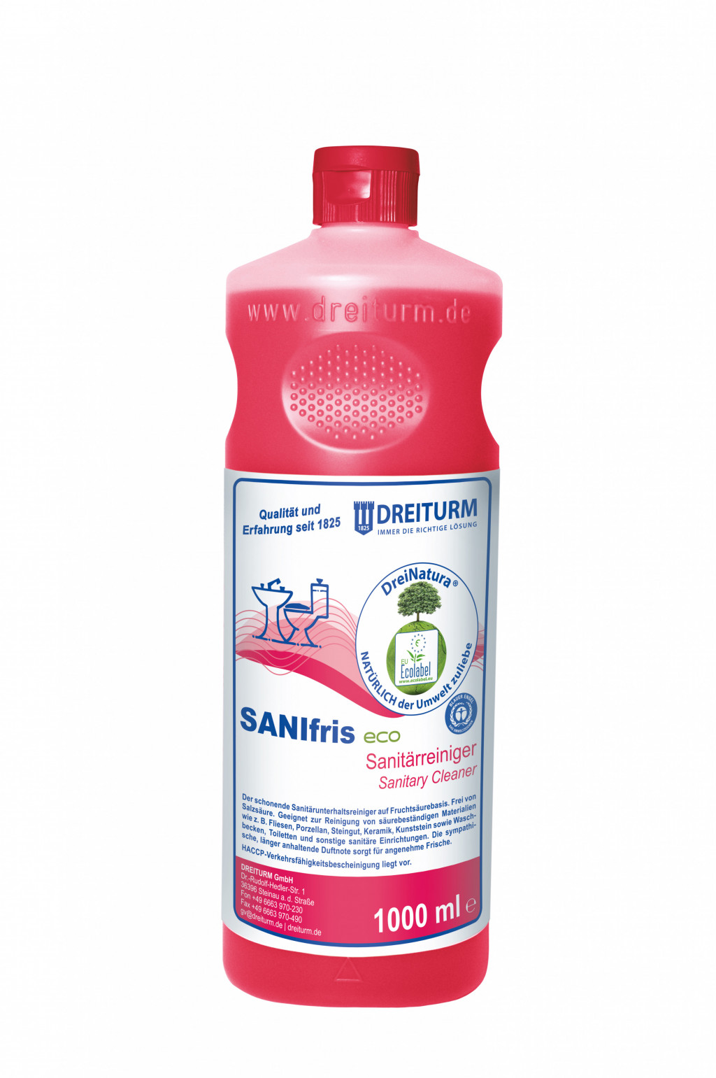 Dreiturm Sanifris Eco Sanitärreiniger 1000 ml Flasche