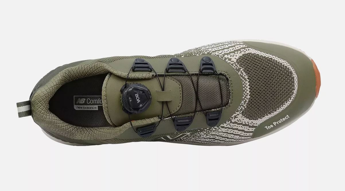 New Balance Speedware Boa Halbschuh S1P, olive-weiß