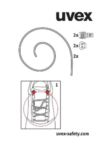 UVEX Ersatzschnürsenkel elastisch