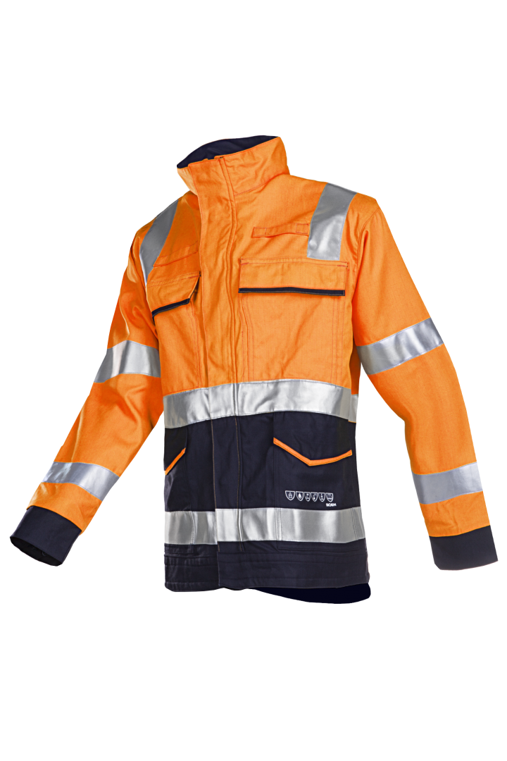 Sioen Warnschutz-Jacke mit Störlichtbogenschutz LARRAU