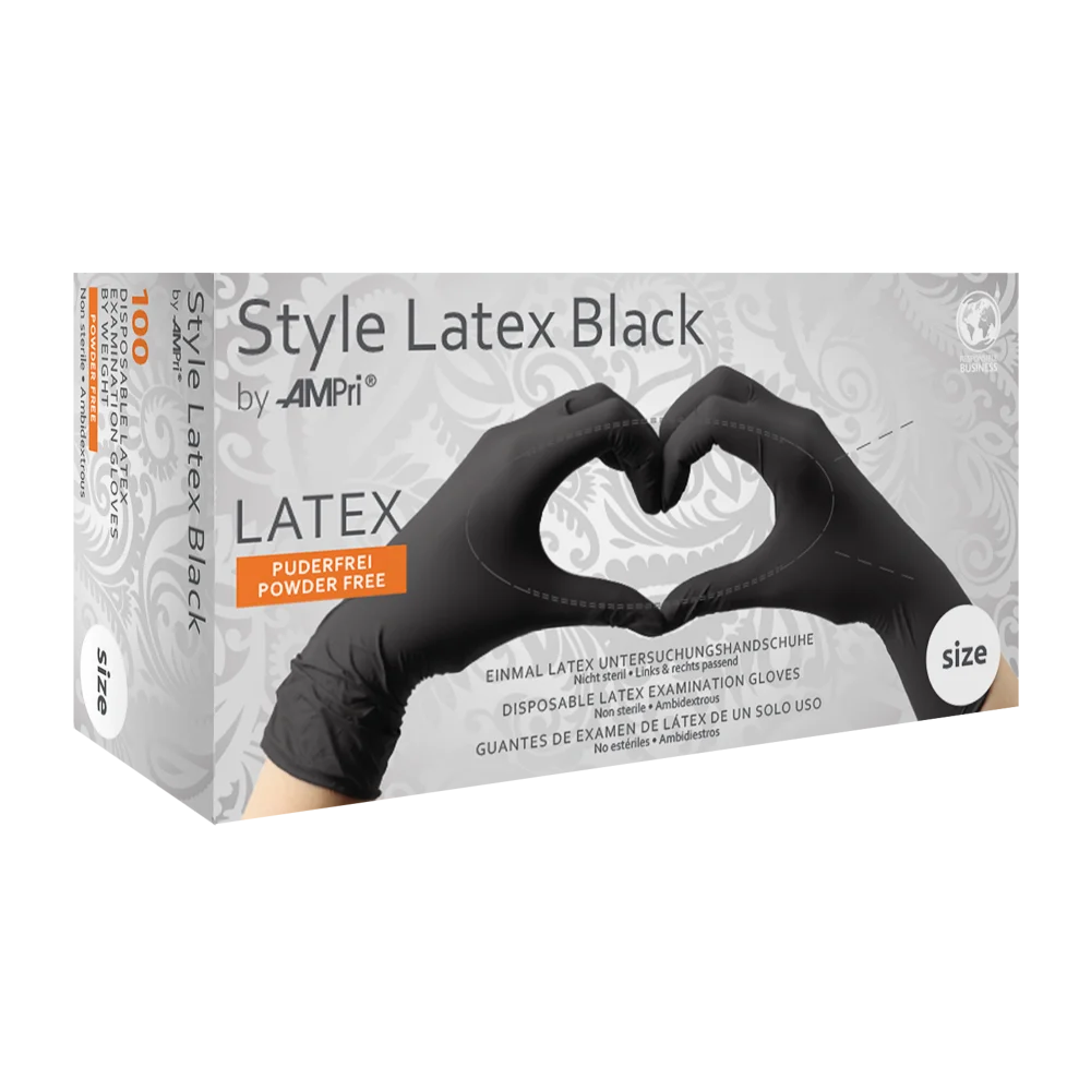 Einweghandschuhe Style Black Latex