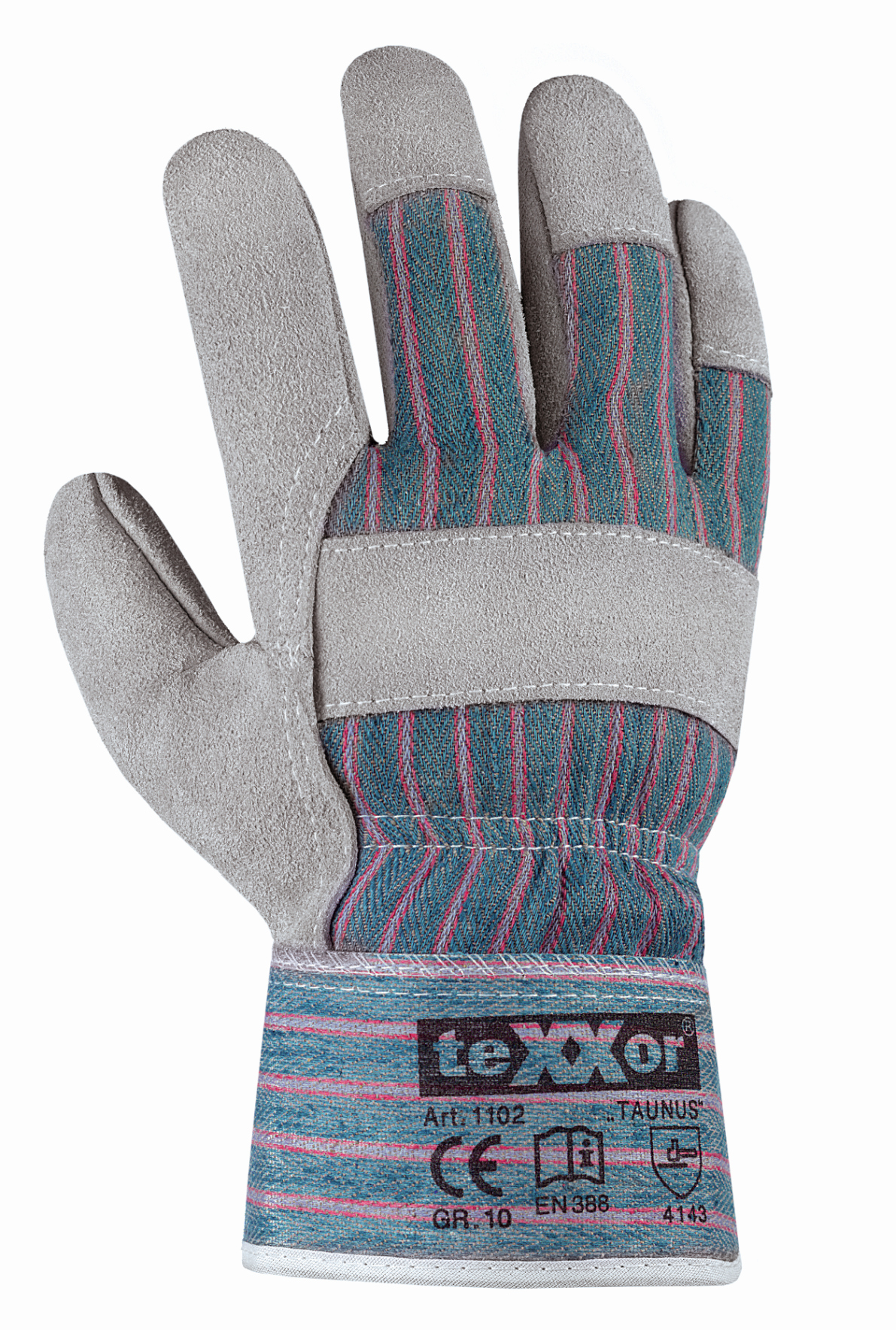 Texxor 1102 Rindlederhandschuhe Taunus Gr. 10