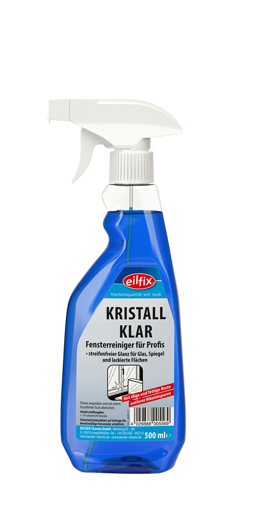 Eilfix Kristall Klar 500 ml Zerstäuberflasche