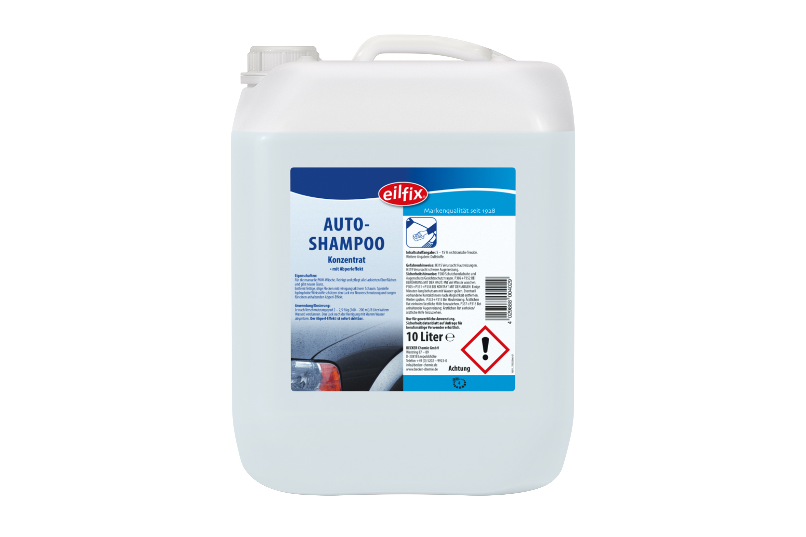 Eilfix Autoshampoo, 10 Liter Kanister