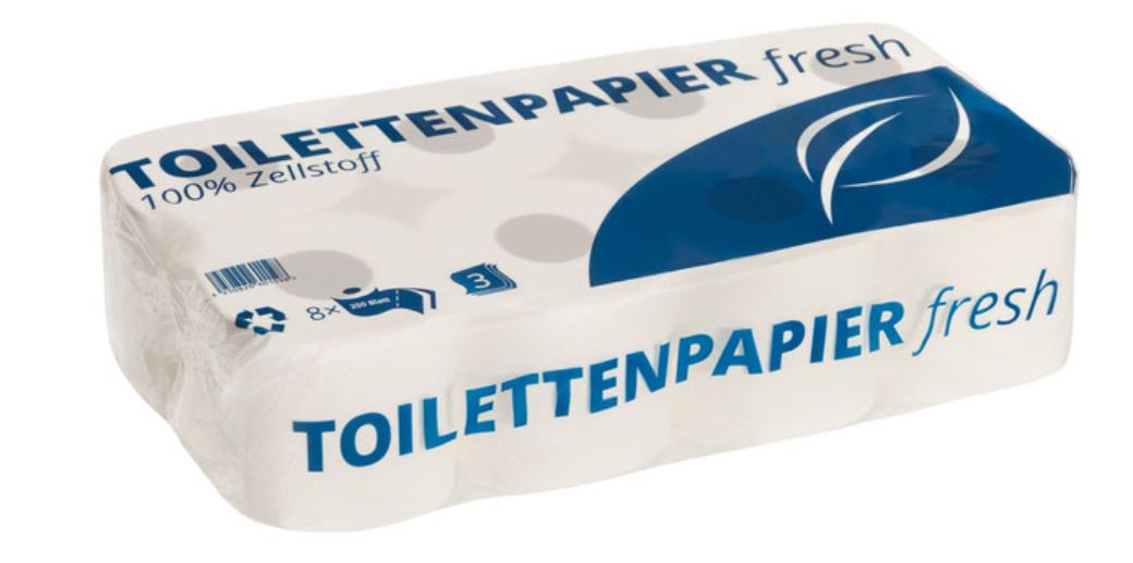 Toilettenpapier 3-lagig, 72 Rollen