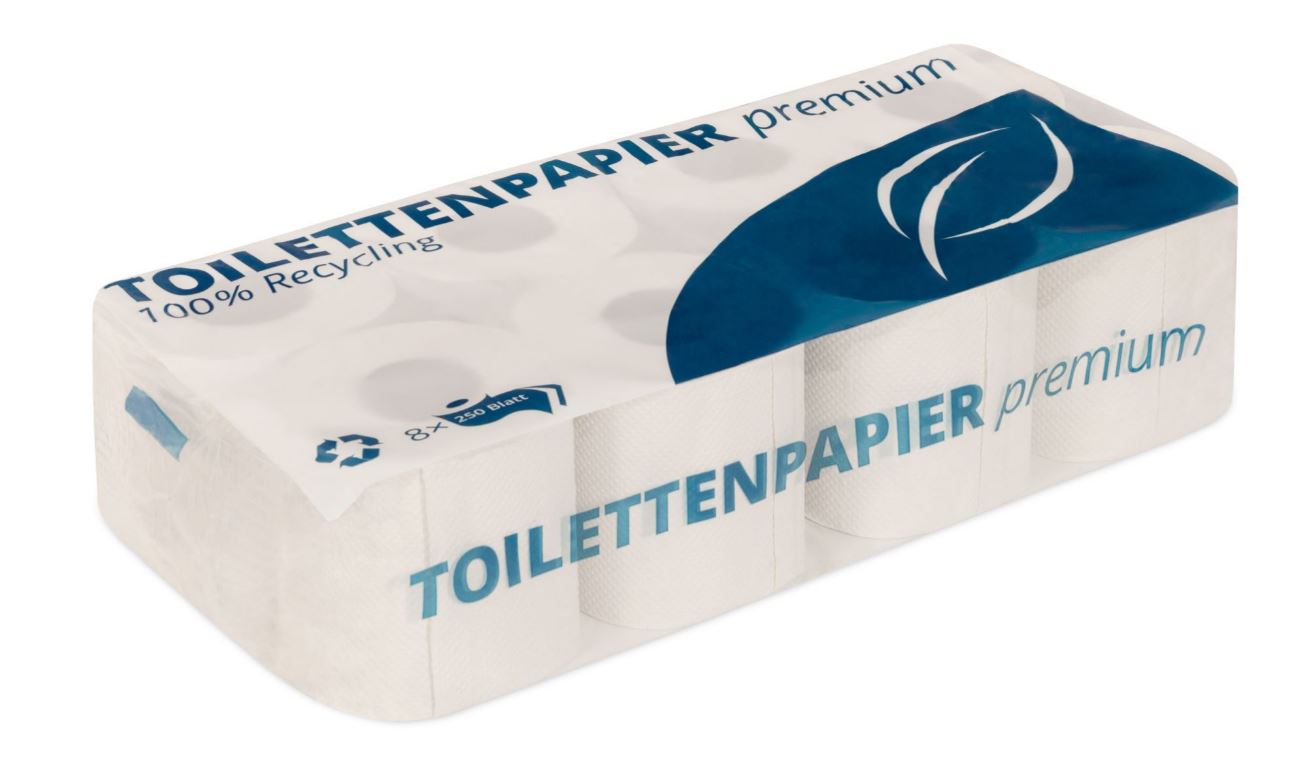 Toilettenpapier 2-lagig, 64 Rollen