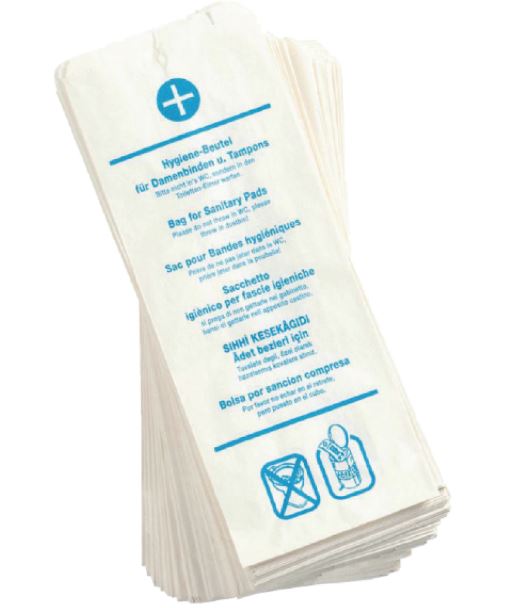 Hygienebeutel, aus Papiern 1000 Stück pro Karton
