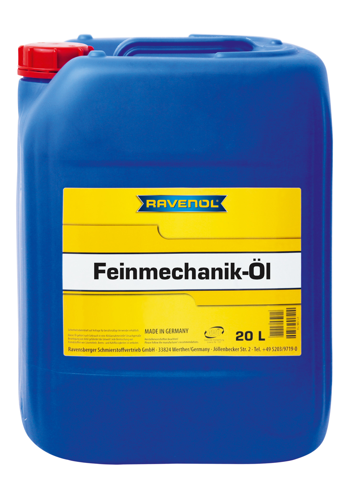 Feinmechanikeröl, 20 l