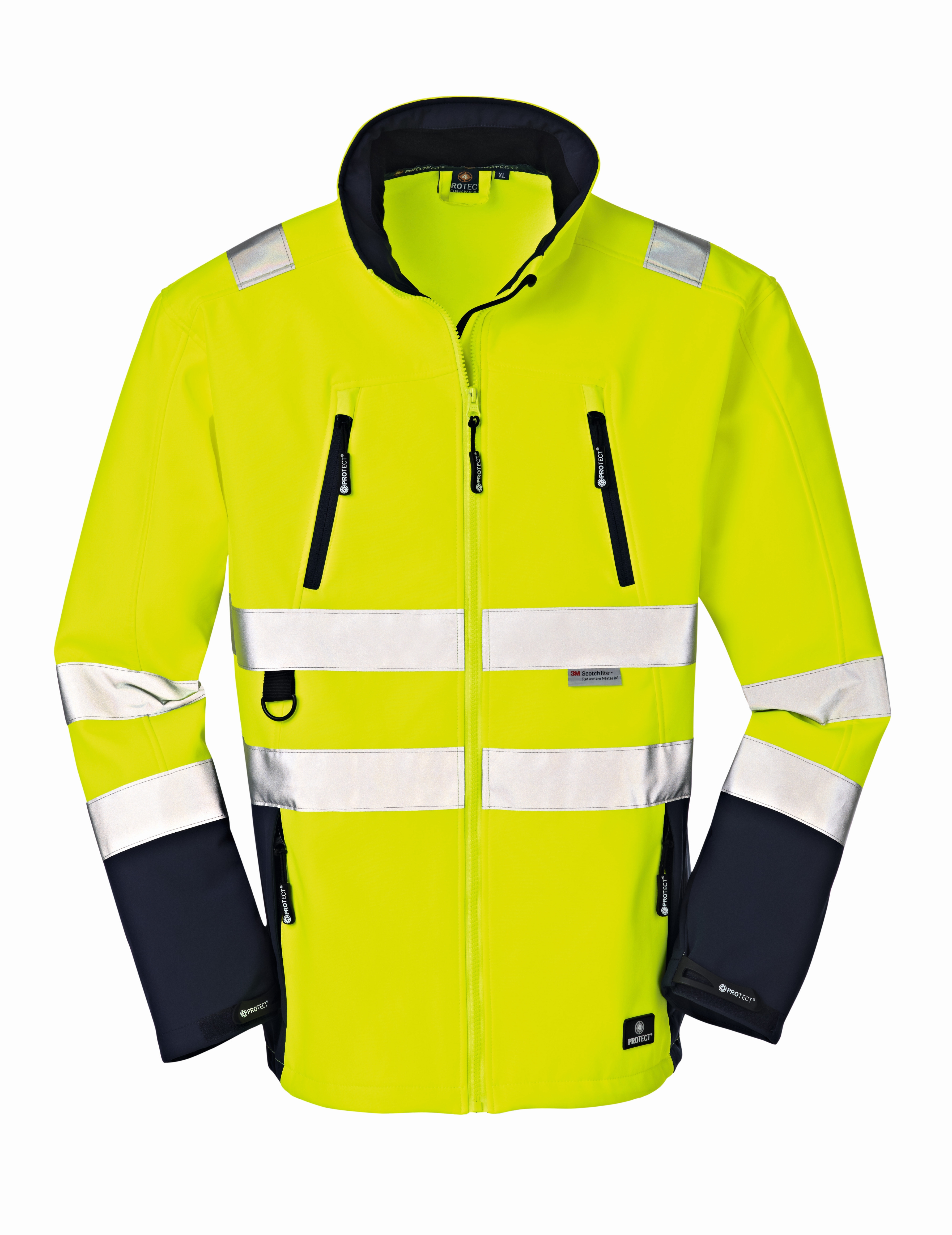 4-Protect Warnschutz Softshell-Jacke Pittsburgh