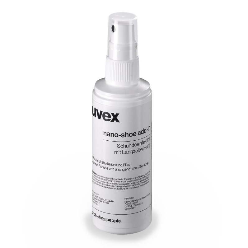 UVEX nano Schuhdesinfektion 9698.200, 125 ml Flasche